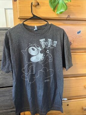 Felix the Cat Graphic Tee - Charcoal